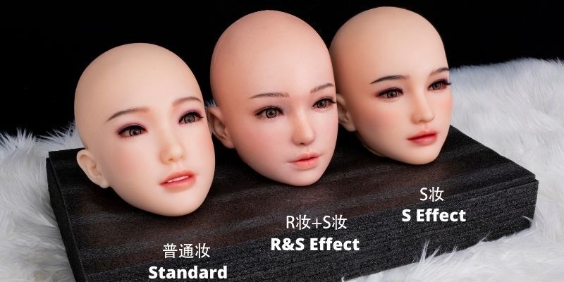 SinoDoll Head with R&S makeup